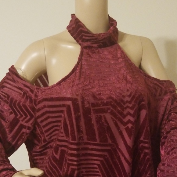 Ashley Stewart Plus Size Velvet Bodysuit NWT - Picture 3 of 7